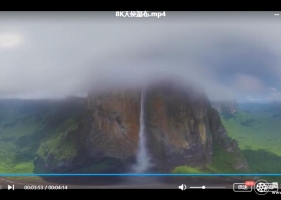 360°全景 天使暴布Angel Falls, Venezuela. Aerial 8K video