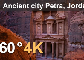 360视频，约旦古城佩特拉。4K航空视频【456MB】【03:59】