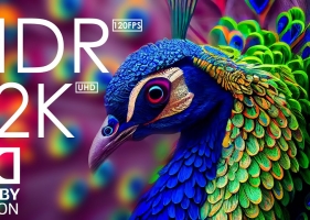 12K HDR 120fps杜比视界（动物多彩的生活）12K HDR 120fps Dolby Vision with Calming Music (Animal Colorful Life)  12k高清视频