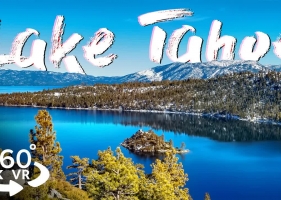 8K 360° VR 放松飞行在加利福尼亚州上空-太浩湖到约书亚树冥想 Relaxation Flying above California - Lake Tahoe to Joshua Tree  Meditation Oculus Quest