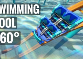 360 Video VR 8K 水下过山车360°游泳池体验 Underwater Roller Coaster 360° Swimming Pool Experience-8kVR视频下载